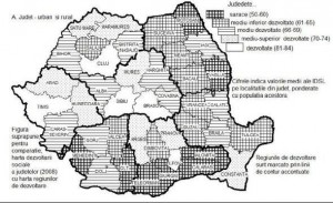 Harta saraciei Romania 2013